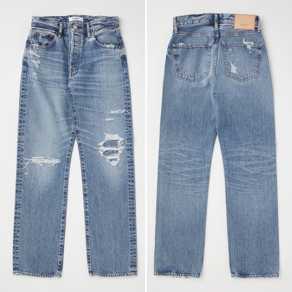 NWT ✨MOUSSY✨ Plymouth Straight Leg Jean in 110 Blue Sz 24 - Picture 3 of 16